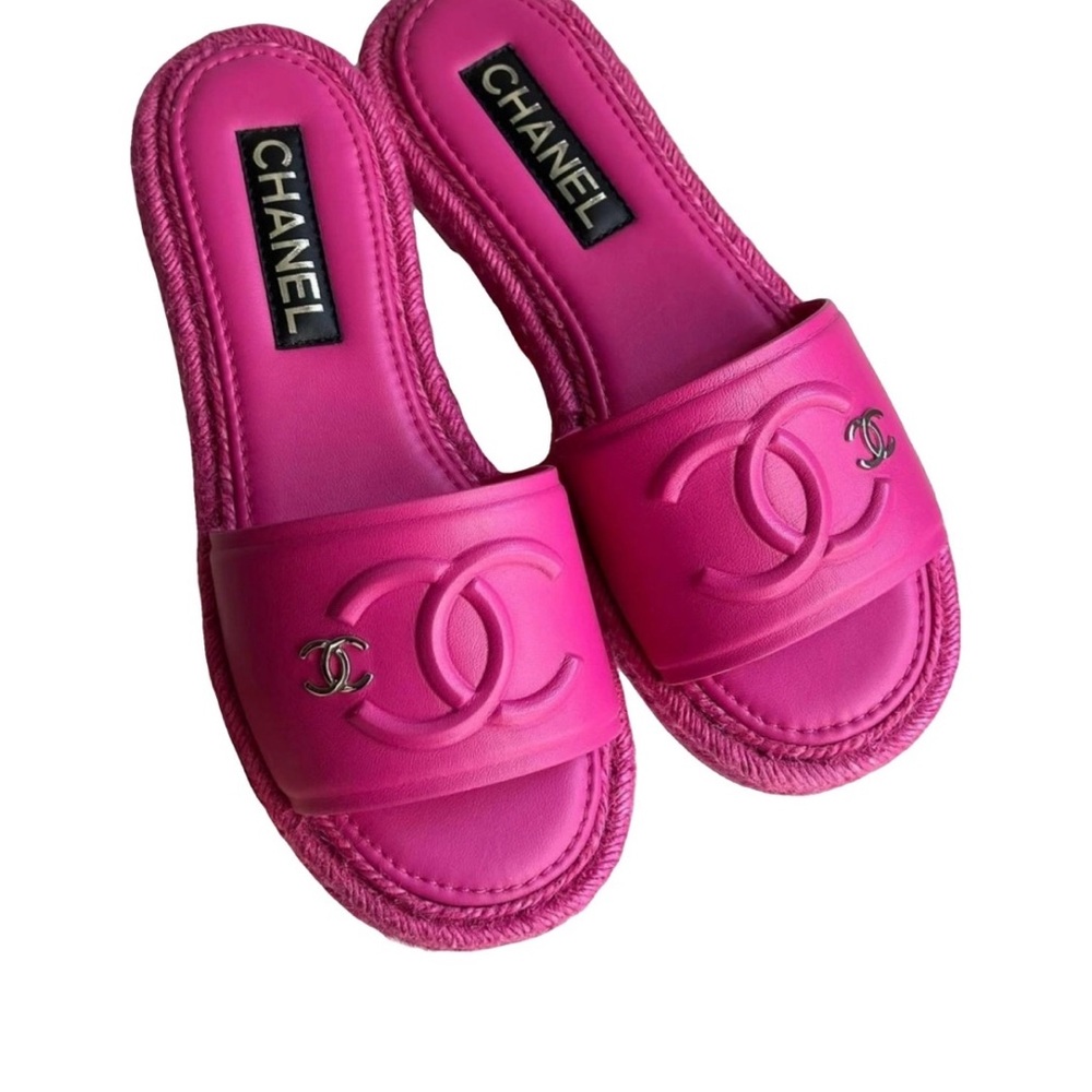 Chanel Pink Sandals
